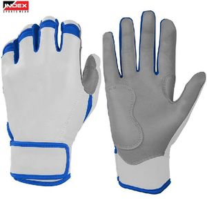INDEX Sports Wear Gants demi-doigts en cuir PU gris bleu unisexe avec fermeture auto-agrippante pour usage sportif - Product Image 1