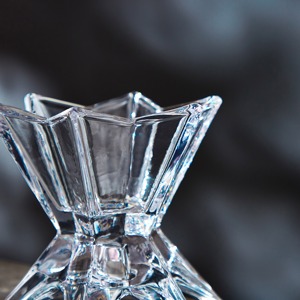 Mini Glass <b>Candle</b> Holder Charming Decorative Table Accent Stylish Centerpiece for Living Room Bedroom and Dining - Product Image 3