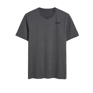 Camiseta de Manga Corta 100% Algodón para Hombre, Impresión de Logotipo Personalizado, Camiseta Informal de Verano, Alta Calidad, Venta al Por Mayor - Product Image 1