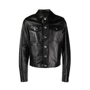Nouveautés Prix de gros Haute qualité Conception OEM Veste en cuir pour homme Coupe ajustée Élégante Confortable Veste en cuir pour homme - Product Image 1