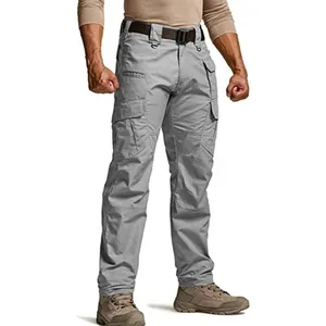 Spandex Polyester Haute Qualité Hommes Nouveau Pantalon Cargo Avec Logo Personnalisé Pantalon Tactique Décontracté En Plein Air Pantalon Cargo Service OEM