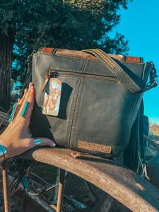 Mini bolso cruzado de vaquero occidental Vintage, cuero genuino, estilo Retro, cuero labrado, moda Bohemia para mujer para el verano - Product Image 3