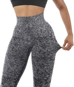 Leggings de yoga pour femmes, taille haute, sans couture, écologiques, respirants |   Pantalons de fitness pour lifter les fesses - Product Image 3