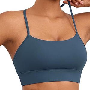 Vêtements de sport de yoga sans couture de haute qualité pour femmes soutien-gorge de sport de soutien élégant de qualité supérieure respirant prêt pour l'action soutien-gorge de sport noir - Product Image 4