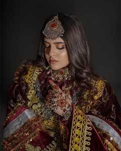 Antiguo Afghani Vintage Banjara encaje bordado hasta el suelo manga larga ODM vestido Formal para mujer - Product Image 5