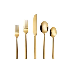 Meilleure qualité personnalisée en métal plaqué de luxe écologique allant au lave-vaisselle ensemble de couverts fournitures de restaurant décoration de table - Product Image 5