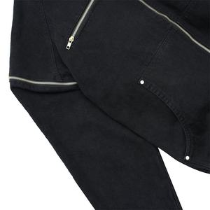 Chaqueta de trabajador de lona resistente desgastada con logotipo personalizado Chaqueta de trabajador vintage de Detroit para hombre - Product Image 5