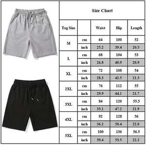 Short d'hiver ample pour hommes personnalisé OEM pantalon anti-rides décontracté broderie impression logo conception expédition DDP - Product Image 2