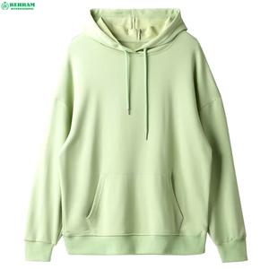 Sweat à capuche personnalisé ODM haut de gamme 100 % coton, en molleton ou tissu éponge français, coupe classique, décontracté, pour l'hiver, motif 3D uni, vente en gros - Product Image 2