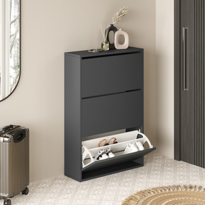 Étagère à chaussures moderne et élégante Solution de rangement pratique à plusieurs niveaux et conception durable européenne pour la maison et le bureau contemporain - Product Image 2