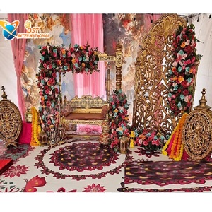 Muslim Wedding Mehndi/Sangeet Event <b>Stage</b> Decoration Wedding Bangle Ceremony <b>Stage</b> <b>Props</b> Special Wedding Sangeet Event <b>Stage</b> - Product Image 1