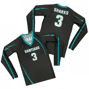 เสื้อเจอร์ซี่ย์แขนยาวพิมพ์ลายโลโก้ด้านหน้า - Product Image 2