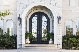 Puerta <span class=keywords><strong>de</strong></span> Hierro Forjado <span class=keywords><strong>de</strong></span> Lujo, Elegante Puerta Metálica para <span class=keywords><strong>Entrada</strong></span> <span class=keywords><strong>de</strong></span> Mansión o Granja, Portal <span class=keywords><strong>de</strong></span> <span class=keywords><strong>Entrada</strong></span> <span class=keywords><strong>de</strong></span> Hierro <span class=keywords><strong>de</strong></span> Lujo, Puerta <span class=keywords><strong>de</strong></span> Acero Forjado - Product Image 2