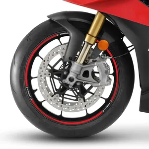Adesivi Ufficiali per Cerchioni Moto Honda, Set da 17 Pezzi, Collezione Rossa - Product Image 1
