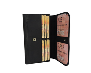 Portefeuille de voyage en cuir pour femmes, fermeture éclair, haute qualité, luxe, long RFID, logo personnalisé, personnalisé, client quotidien - Product Image 4