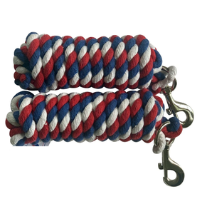 Pince à pression en nylon tressé de couleur pour le licou de grange d'entraînement équestre et la manipulation en extérieur - Product Image 1