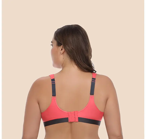 Sujetadores deportivos de nailon y LICRA cómodos para mujer al por mayor, diseño personalizado, logotipo alto para impacto, talla grande, ligero y transpirable - Product Image 6