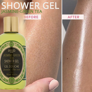 Gel Douche Parfumé au Thé Vert Écologique Vente en Gros Marque Privée avec Huiles Naturelles Hydratant Nourrissant Rafraîchissant - Product Image 3