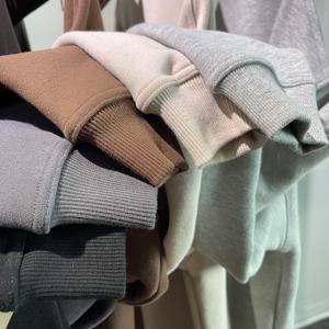 Sweat-shirt zippé en métal à col montant 360g polaire épaissie Logo personnalisé solide Double fermeture éclair Oversize Drop hoodies - Product Image 3