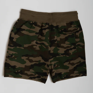 Conjunto de dos piezas de camuflaje de algodón con patrón sólido para mujer, MOQ bajo, logotipo personalizado, Top corto de manga corta y pantalones cortos, pijama de invierno - Product Image 4