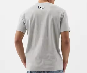 เสื้อยืดแขนสั้นคอกลมสำหรับผู้ชายสำหรับฤดูร้อนเสื้อยืดฟิตเนสสไตล์สตรีทแบบออกแบบได้ตามต้องการ - Product Image 4