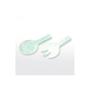 Ensemble de serveurs à salade en résine époxy unique et moderne Nouveau design Fait à la main Qualité supérieure Ensemble de serveurs à salade en résine pour le dîner à vendre - Product Image 6