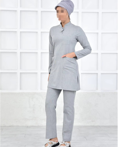 2025, conjunto de uniforme médico para mujer, conjunto de Top y pantalón, conjuntos de uniformes, ropa de trabajo de manga larga, uso de pantalones estilo Jogger, conjuntos de uniformes - Product Image 2