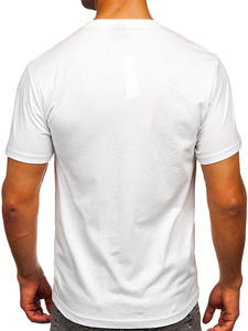 OnStyle เสื้อยืดผู้ชายไซส์ใหญ่พิเศษ, เสื้อยืดผ้าฝ้ายเปิดไหล่ปล่อย100% 240g ออกแบบได้ตามที่ต้องการ - Product Image 2