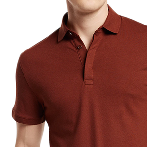 Vente en gros de polos pour hommes Impression de haute qualité à manches courtes Polyester/coton grande taille pour col polo - Product Image 5