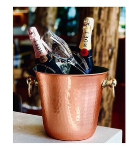 Cubo de hielo de acero inoxidable de doble pared con tapa, decoración de Bar para el hogar, artículos de Bar de Metal para vino, champán, uso de fiesta para botellas de cerveza - Product Image 2