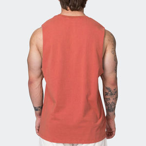 Muscle Fit ropa culturismo chaleco camisetas para hombres precio al por mayor entrenamiento personalizado hombres camisetas en MOQ bajo - Product Image 2