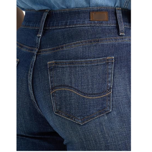 Women's Mid-Rise Bootcut <b>Jeans</b> | Stretch Denim with Non-Binding Flex Waistband | <b>Soft</b> Slim Fit Western-Style Pants - Product Image 6