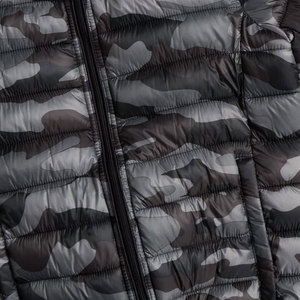 เสื้อแจ็คเก็ตบุใยแบบมีฮู้ดน้ำหนักเบา สไตล์ไฮสตรีท ปี 2024 สำหรับผู้ชาย คุณภาพสูง เหมาะสำหรับใส่ลำลองกลางแจ้ง คอทรงโอ ปิดด้วยซิป สำหรับฤดูหนาว - Product Image 5