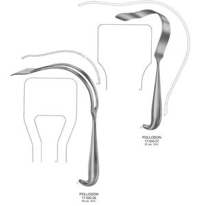 Spatule rétracteur pulmonaire Polloson 26 cm de long en acier inoxydable, instrument chirurgical manuel, ensemble d'équipements médicaux - Product Image 4