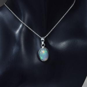 Opale de feu pierre précieuse pendentif fait main en argent Sterling 925 cadeau de mariage parfait pour l'amour avec 925 timbre pendentif bijoux - Product Image 2