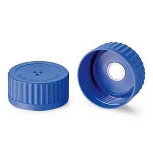 Bouchon à vis à membrane pour bouteilles de réactif Bouchon de ventilation GL45 avec septa en silicone PTFE et résistant aux produits chimiques - Product Image 6