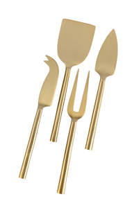 Hot Selling Handmade Luxury Stainless Steel Gold <b>Cheese</b> <b>Knives</b> <b>Set</b> in Best Quality From Indian Manufacturer & Exporter - Product Image 4