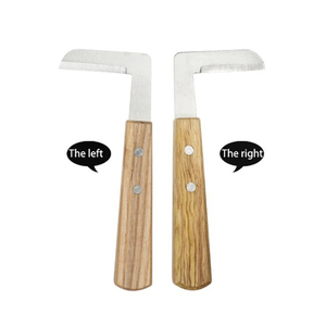 Couteau à sabot manuel vétérinaire le plus vendu en acier inoxydable de haute qualité avec manche en bois Instruments chirurgicaux de base certifiés CE - Product Image 2