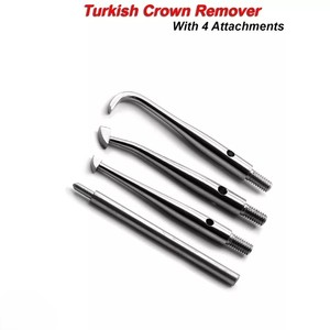 Gran oferta, removedor de corona turca Dental de acero inoxidable alemán con 4 accesorios, instrumentos quirúrgicos de odontología, certificado CE - Product Image 6