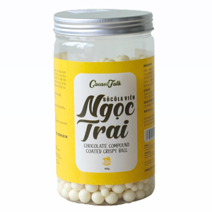 ลูกบอลกรอบเคลือบช็อคโกแลตผสมสีขาวอาหารขนมแฟนซีฮาลาลขายส่ง - Product Image 1