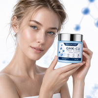 Crème hydratante anti-rides et repulpante au peptide d'acide hyaluronique OEM ODM, soin quotidien avancé pour le visage GHK-Cu