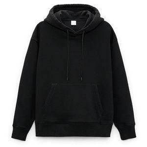 Logo personnalisé 100% coton français éponge pull-over uni vierge hommes de haute qualité surdimensionné poids lourd à capuche pour hommes - Product Image 1
