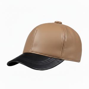 Casquettes en cuir de baseball de qualité supérieure, nouveau design, pour hommes et vêtements décontractés, avec logo personnalisé pour unisexe - Product Image 2