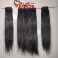 Rambut Manusia Asli 100% Alami Lurus Kamboja dan Vietnam Gelombang Virgin Berkualitas Tinggi Rambut Mentah India
