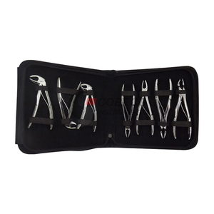 Kit de forceps d'extraction pour chirurgie buccale professionnelle, ensemble complet d'instruments dentaires stériles - Product Image 1
