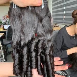 Paquets de cheveux 100% humains, paquets de cheveux humains vierges, paquets de cheveux vierges, vente en gros, Extensions de cheveux humains réels, livraison directe - Product Image 2