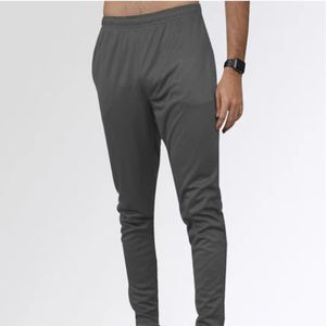 Pantalones informales transpirables unisex para correr, pantalones de chándal de LICRA de buena calidad con bolsillos con cremallera - Product Image 1