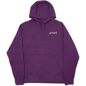 500gsm ฮู้ดและสเวตเตอร์ของผู้ชายโอเวอร์ไซส์ผลิตจากผ้าฝ้ายผสมพิมพ์ลายพัฟกราฟิก - Product Image 1