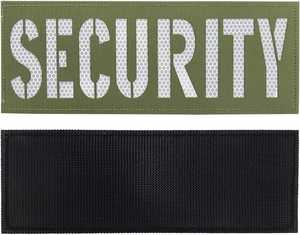 Parches Personalizados Ecológicos de Nailon y PVC con Corte Láser Reflectante de Seguridad de 4x1.4 Pulgadas con Cierre de Gancho y Bucle para <span class=keywords><strong>Chaquetas</strong></span> y Chalecos - Product Image 2