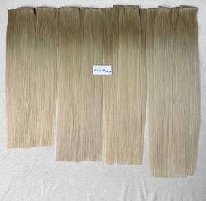 Cool Platinum Pop Genius Trame Extensions de Cheveux Humains Paquets de Cheveux Raides Trame Extensions de Cheveux Cheveux Humains Bruts Vietnamiens - Product Image 1